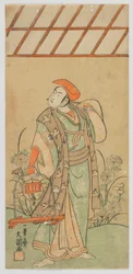 Der Schauspieler Ichikawa Komazu II, Edo-Periode, 1770